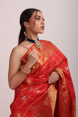 Red Silk Sareeuntitled (5 of 8)